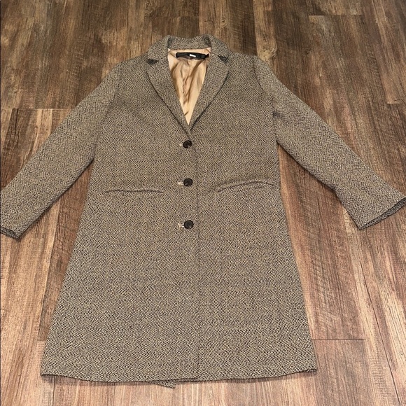 Jenni Kayne Jackets & Blazers - Jenni Kayne Beige Pea Hyde Coat Wool‎ Blend size XS
